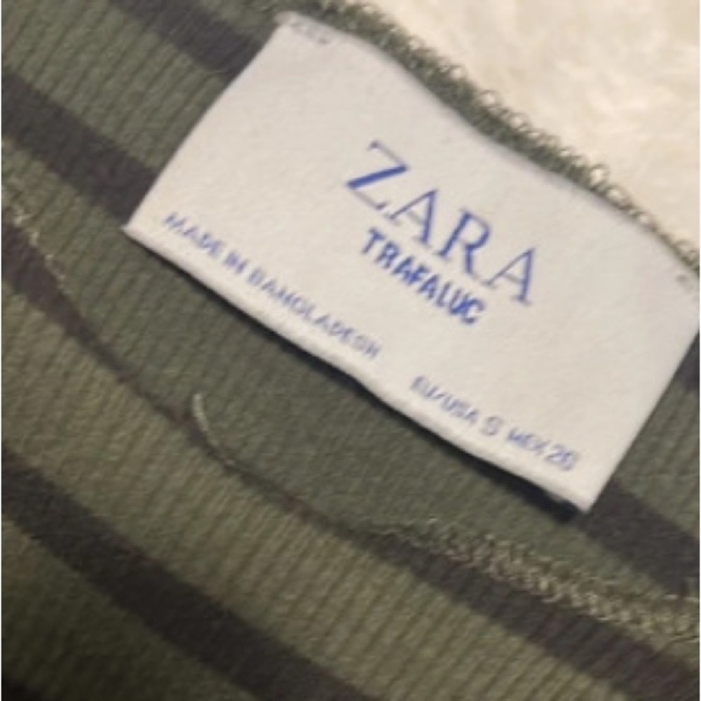 Zara printed dress with draping blogger choice size M